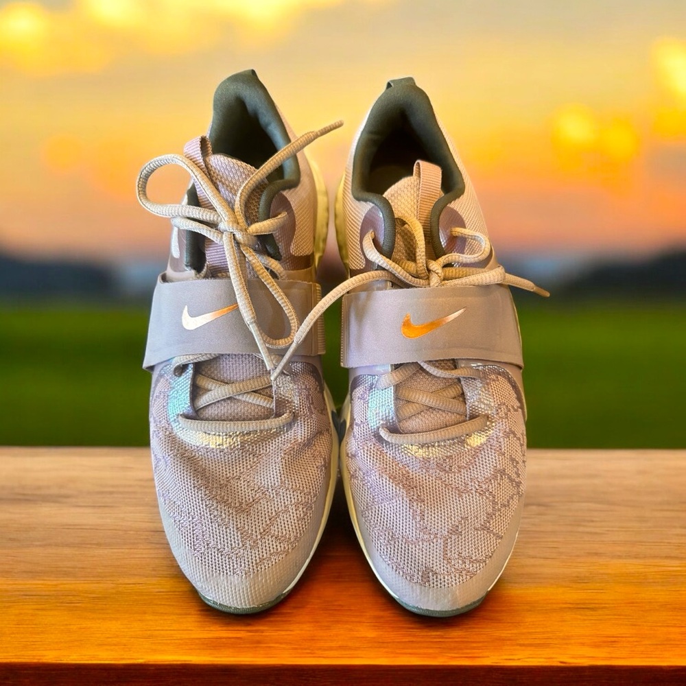Nike Running shoes Rose gold/ Mauve! Wore once. Like New!!! 8.5